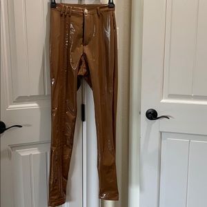 Ivy Park brown latex pants